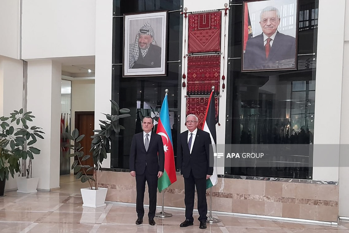 Meeting of Azerbaijani and Palestinian FMs held in Ramallah-PHOTO -UPDATED-1 