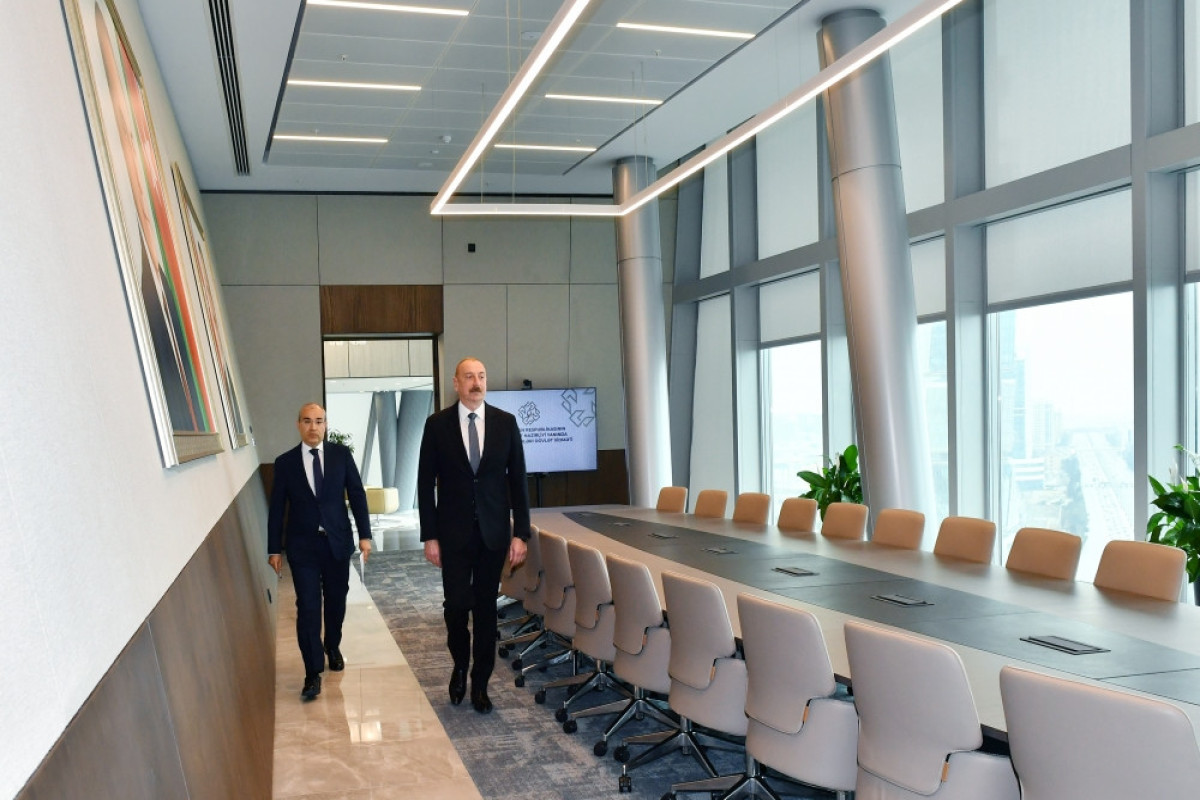President Ilham Aliyev attended inauguration of new administrative building of State Service on Property Issues-PHOTO 