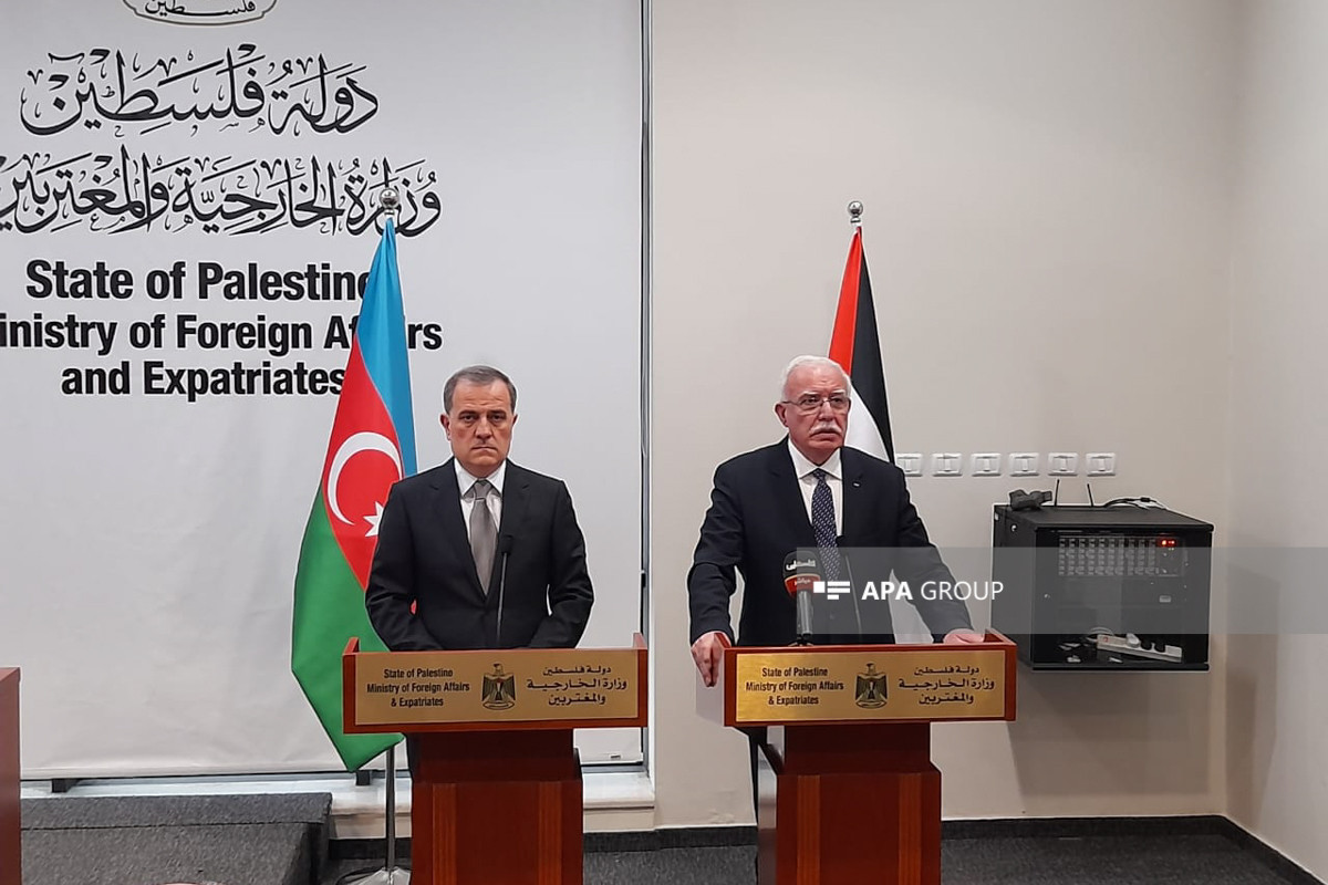 FM said that Azerbaijan supports a two-state solution to the Palestinian-Israeli conflict