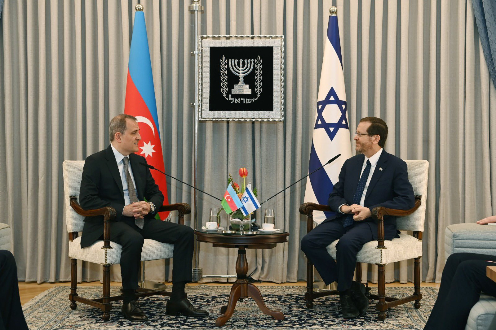 İsrail Prezidenti Ceyhun Bayramovu qəbul edib - FOTO 