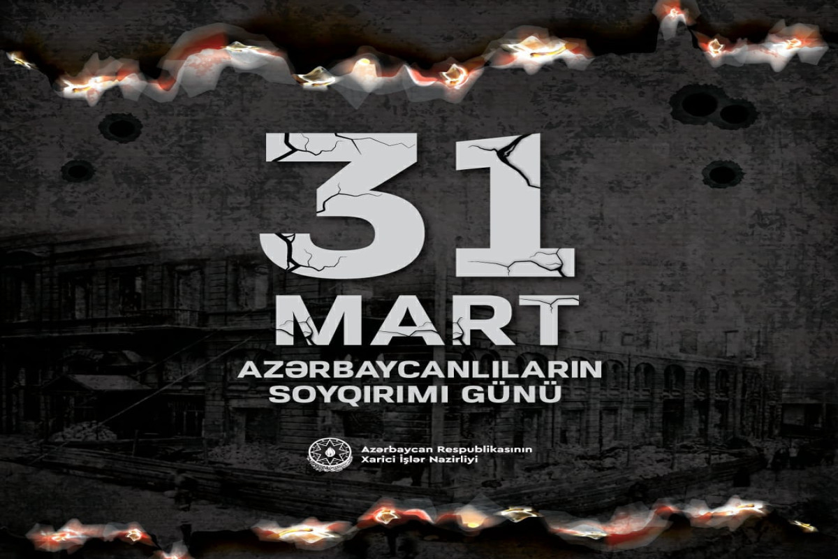 Джейхун Байрамов поделился публикацией по случаю 31 марта - Дня геноцида азербайджанцев