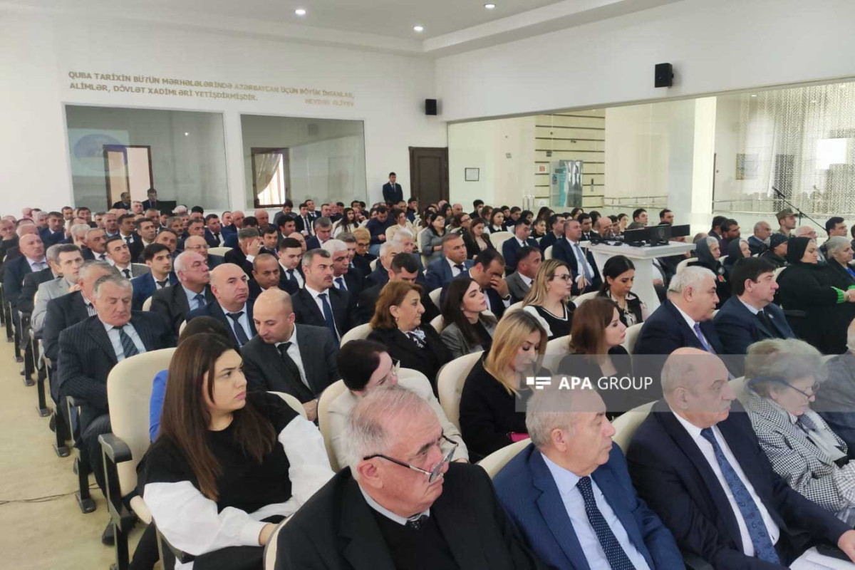 Qubada 31 Mart – Azərbaycanlıların Soyqırımı Günü ilə bağlı konfrans keçirilir - FOTO 
