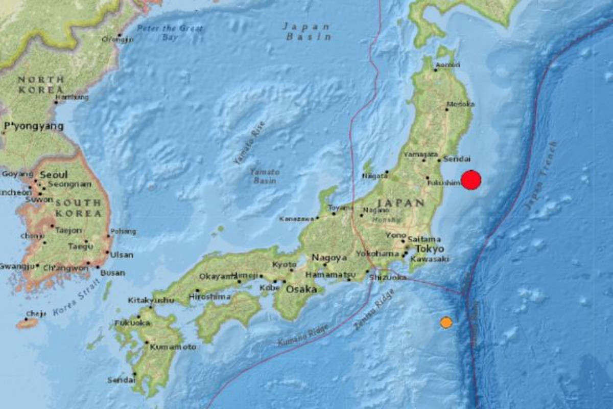 В Японии произошло землетрясение магнитудой 4,4