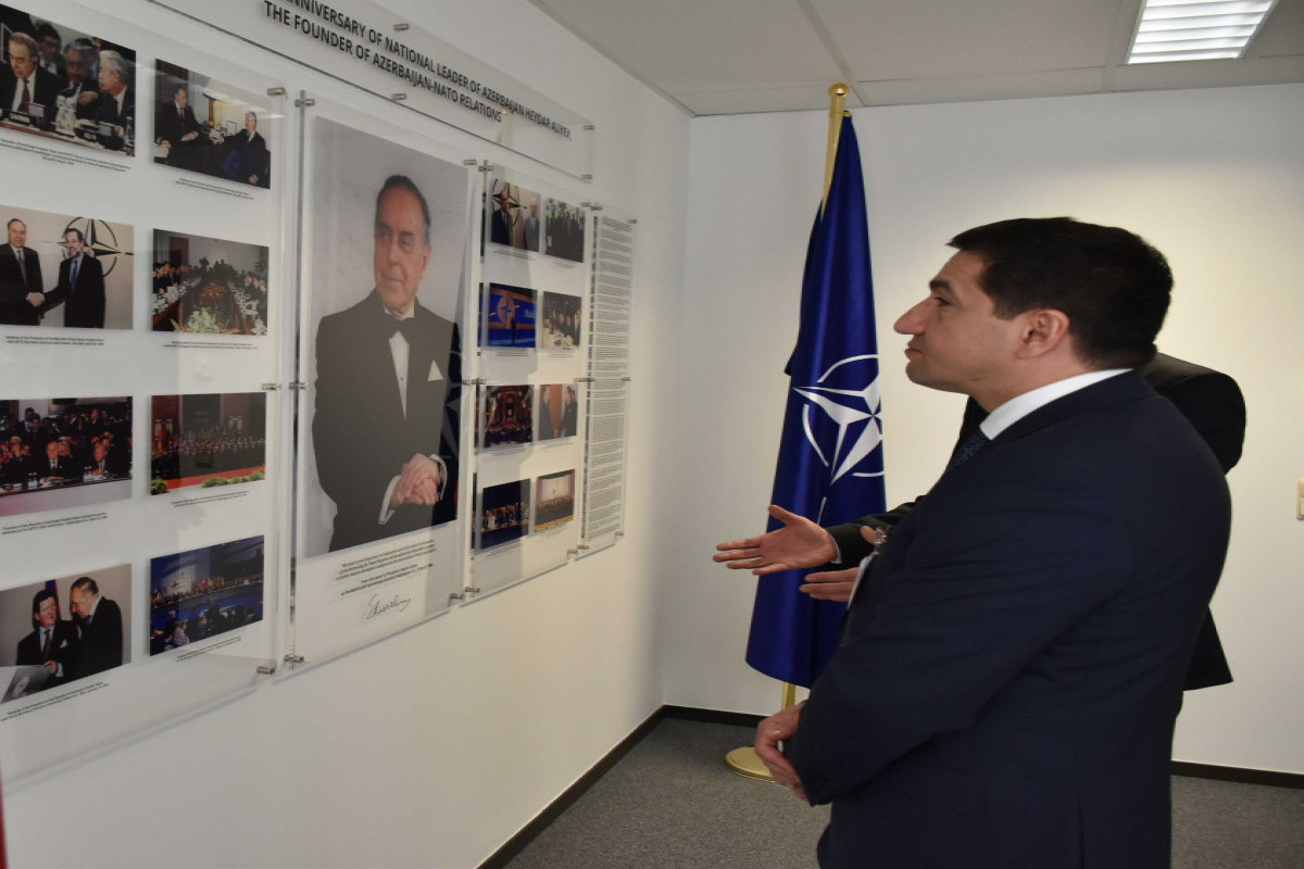 Hikmet Hajiyev informed NATO officials about establishment of checkpoint on border with Armenia