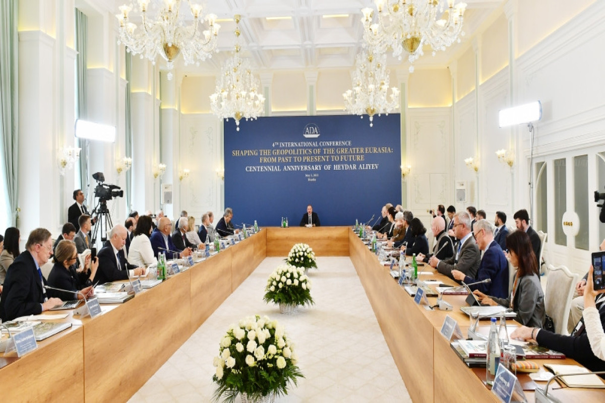 President Ilham Aliyev attended international conference on “Shaping the Geopolitics of the Greater Eurasia: from Past to Present to Future” in Shusha-UPDATED 