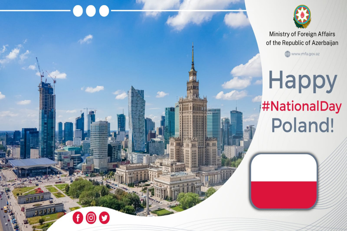 Azerbaijan's MFA congratulated Poland on occasion of National Day