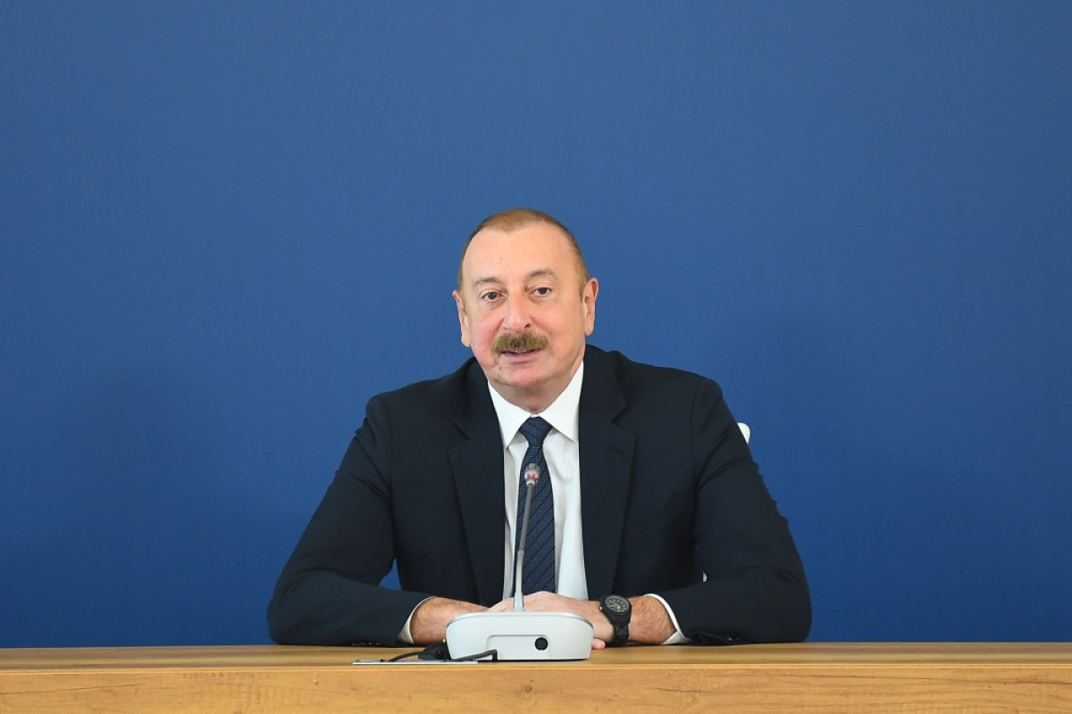 Президент Ильхам Алиев принял участие в международной конференции в Шуше