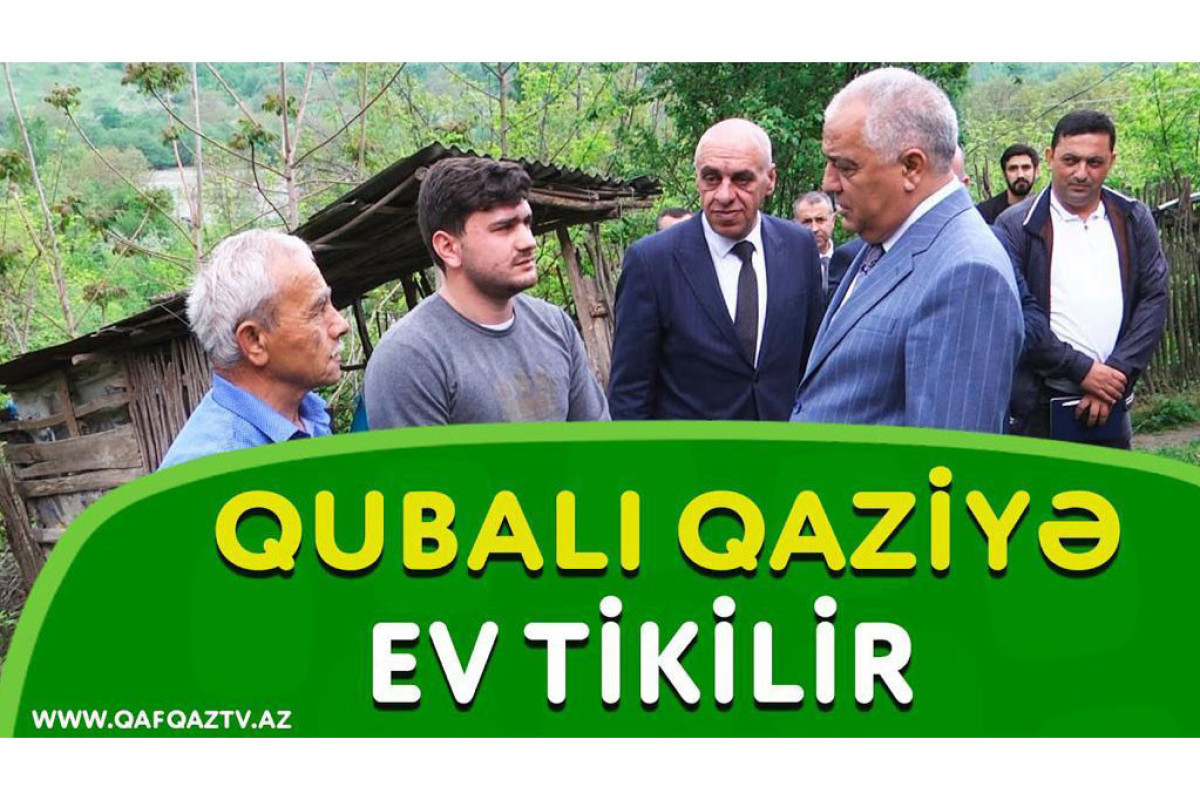 Qubada Vətən müharibəsi qazisinə yeni ev tikilir