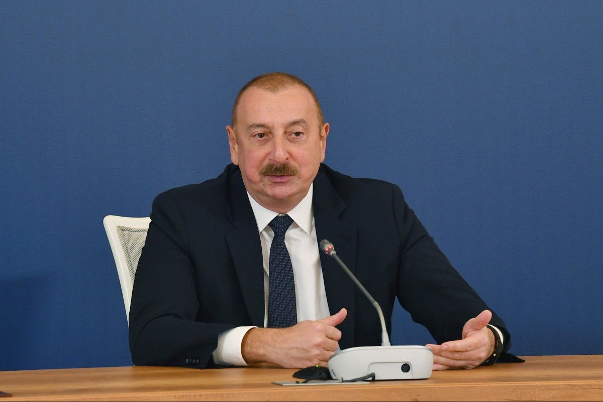 Prezident İlham Əliyev: Biz İran ilə Ermənistan arasında olan münasibətlərdən o qədər də razı deyilik