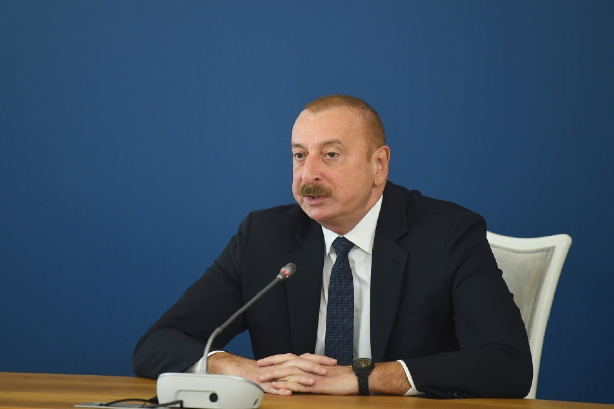 Azərbaycan Prezidenti: Qarşımızda Qarabağın və Şərqi Zəngəzurun yenidən qurulması kimi böyük çağırış dayanır