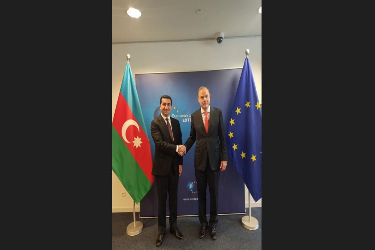 Assistant to Azerbaijani President holds a meeting within the framework of the IV EU-Azerbaijan Security Dialogue-PHOTO 