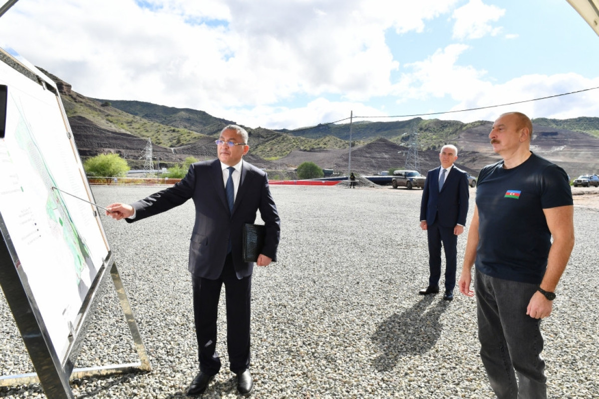 Президент Азербайджана Ильхам Алиев посетил Лачинский и Губадлинский районы