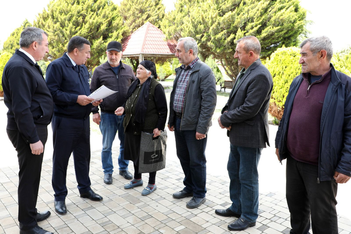 Goranboy rayon sakinləri qaz təchizatı ilə bağlı müraciət ediblər