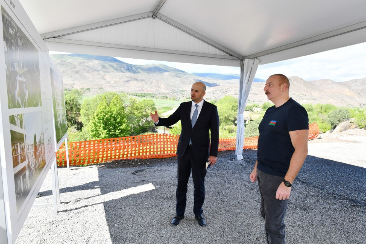 Qubadlıda təməli qoyulan ilk yaşayış məhəlləsində 156 mənzilin tikintisi nəzərdə tutulur