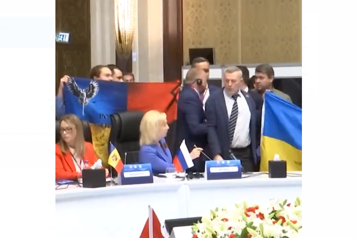 Ukrainian Delegation attempts to provoke Russian Delegation at BSEC Summit-VIDEO 
