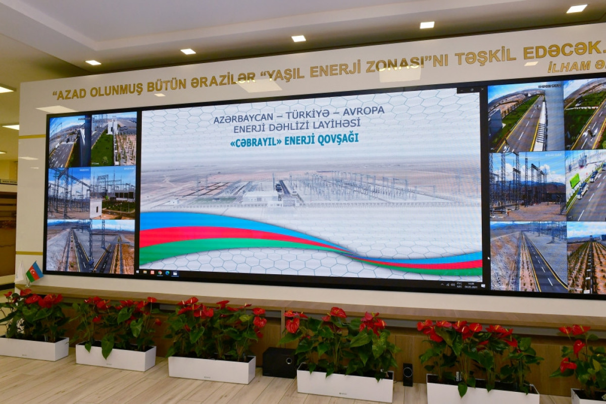 Президент принял участие в открытии энергоузла «Джабраил» ОАО «Азерэнержи»-ОБНОВЛЕНО 