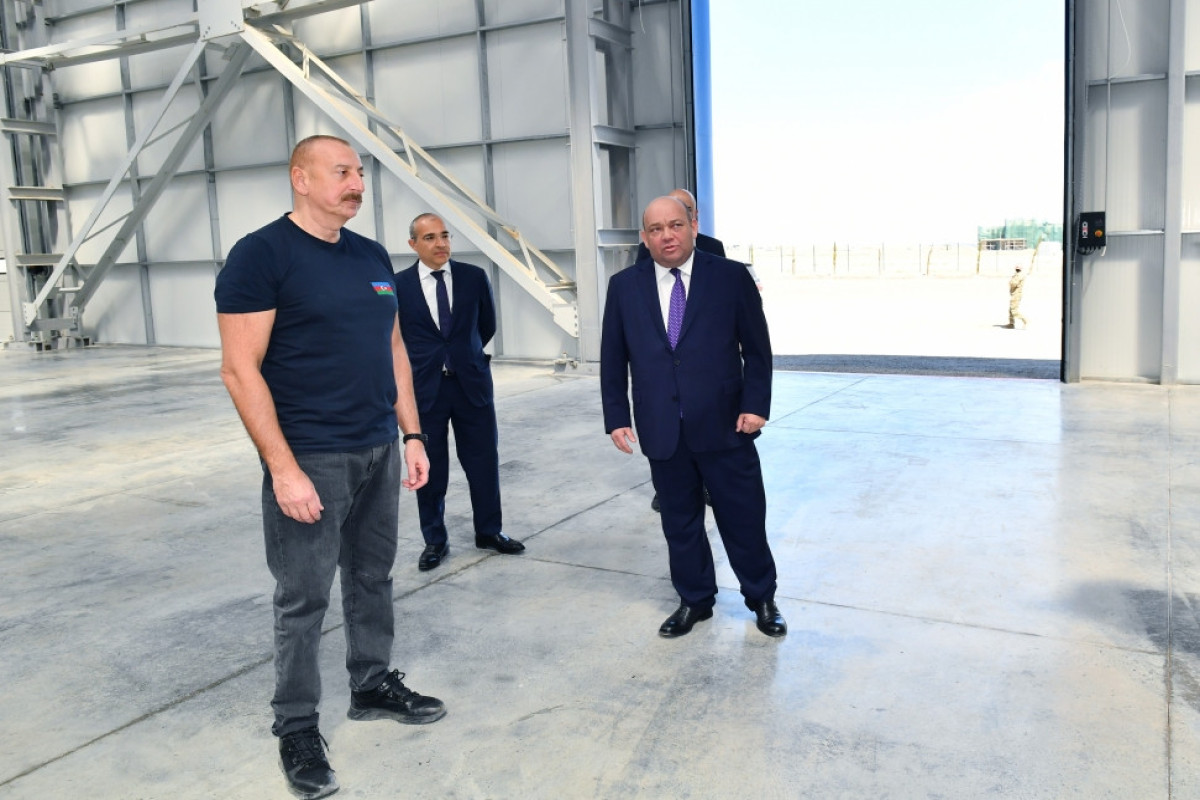 Президент Ильхам Алиев ознакомился с работой, проводимой в «Экономической зоне Аразская долина», заложил фундамент нескольких предприятий-ОБНОВЛЕНО 