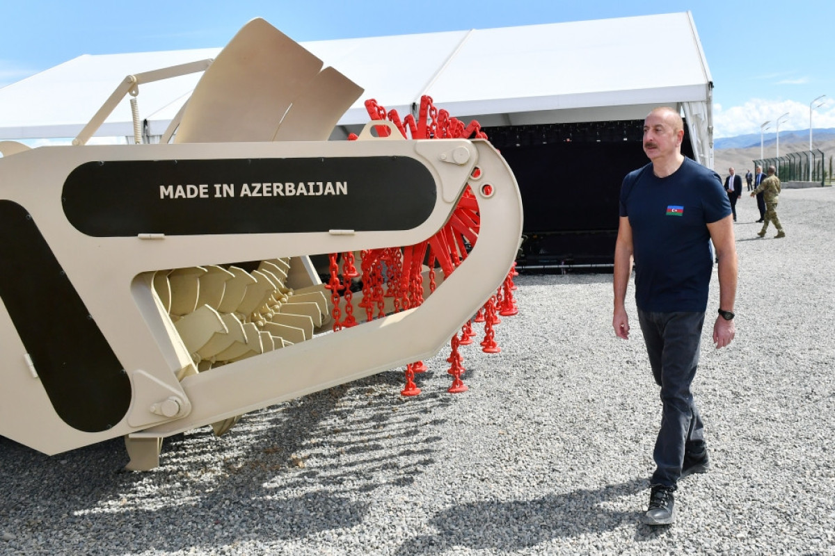 Президент Ильхам Алиев ознакомился с работой, проводимой в «Экономической зоне Аразская долина», заложил фундамент нескольких предприятий-ОБНОВЛЕНО 
