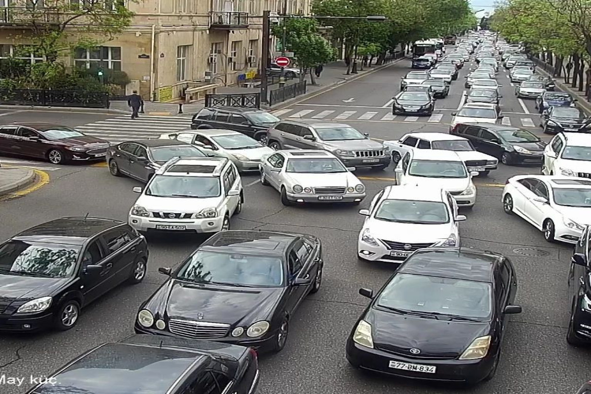 Bakıda sıxlıq müşahidə edilən yollar - SİYAHI 