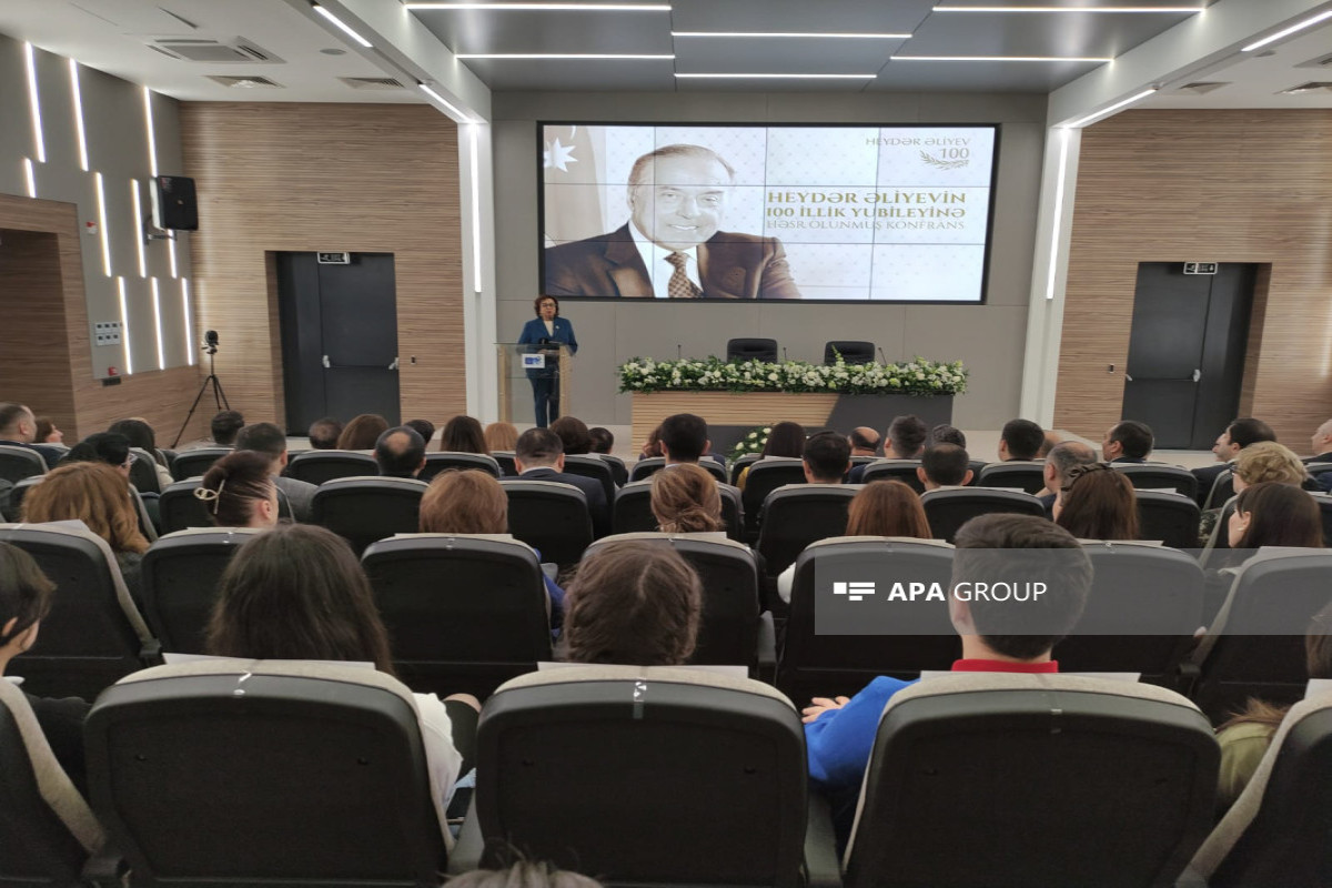 DİM-də Heydər Əliyevin 100 illiyinə həsr olunan konfrans keçirilib - FOTO 