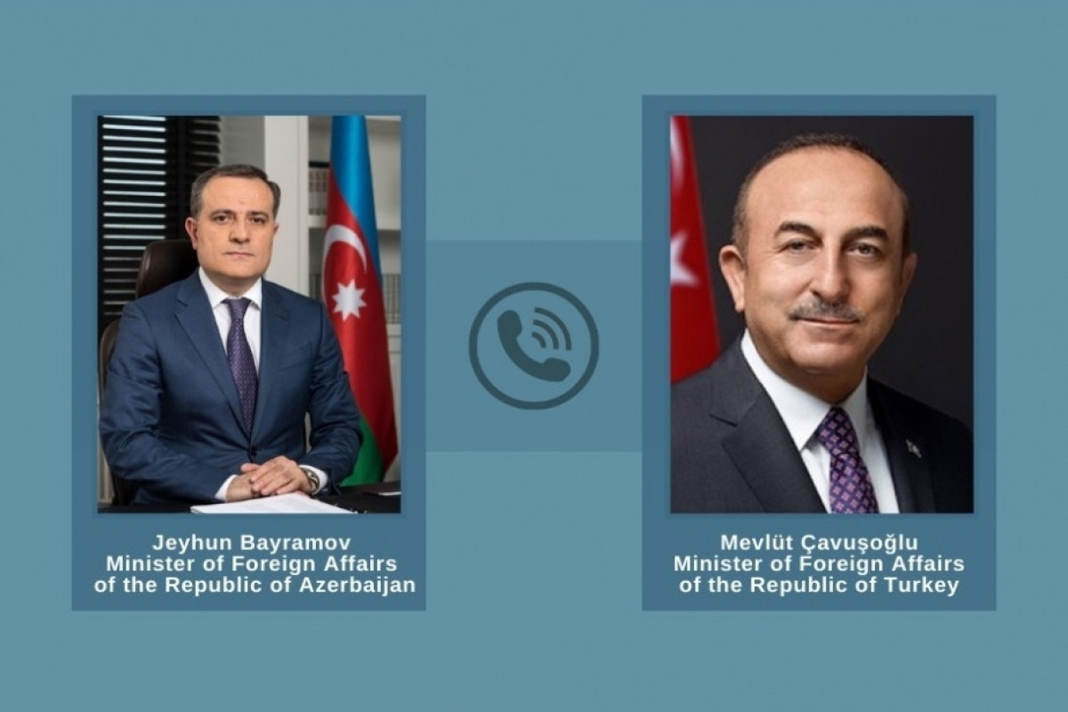 Ceyhun Bayramov və Çavuşoğlu Azərbaycan-Ermənistan sülh sazişi üzrə son danışıqları müzakirə edib