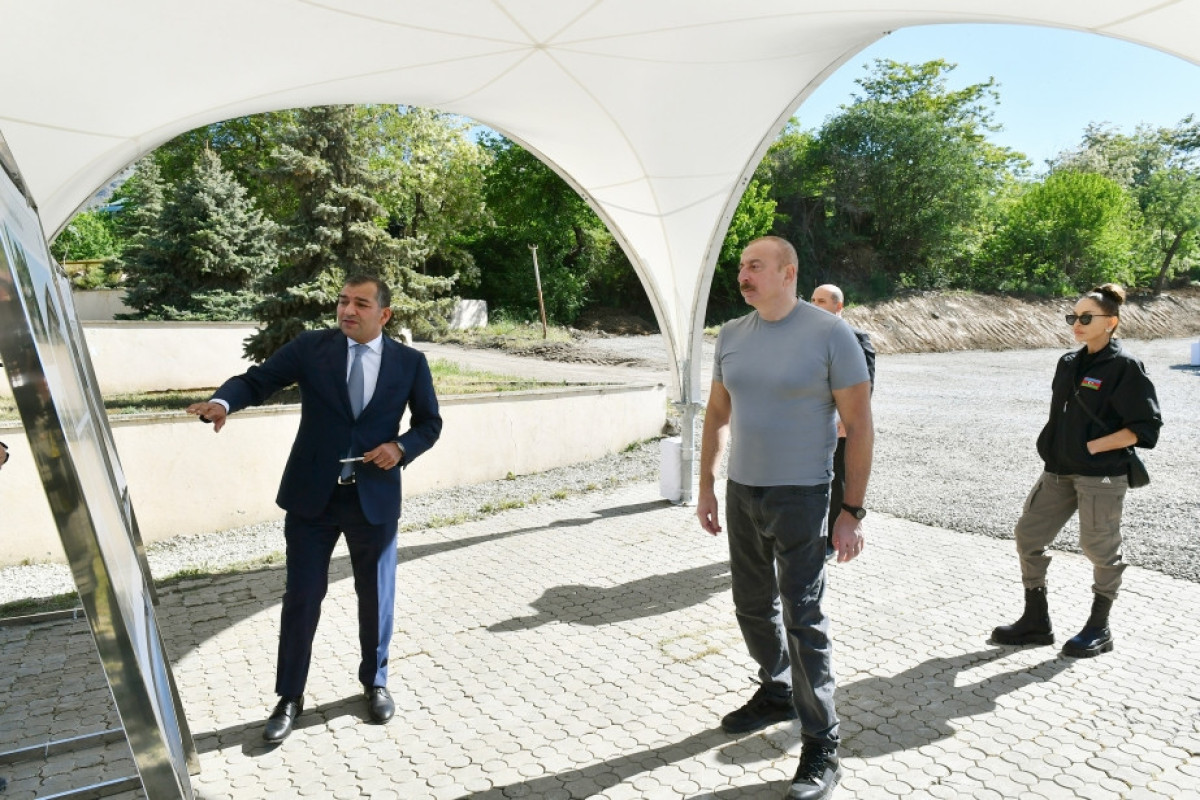 Prezident və birinci xanıma Hadrutun turizm inkişaf konsepsiyası barədə məlumat verilib