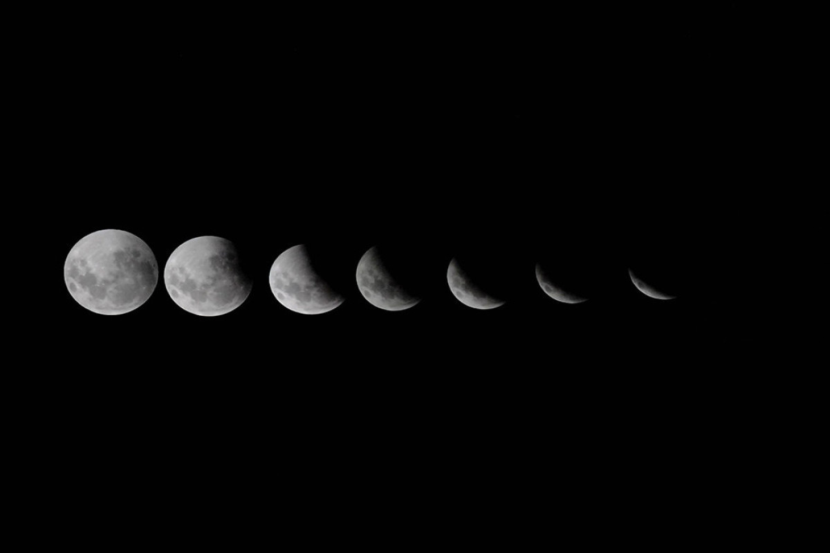Началось первое лунное затмение в этом году