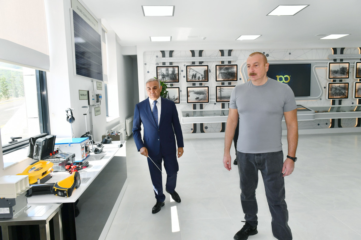 “Hadrut” qovşaq yarımstansiyası və İdarəetmə Mərkəzi istifadəyə verilib - FOTO 