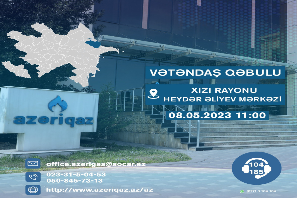 "Azəriqaz" rəhbərliyi Xızı və Siyəzən sakinləri ilə görüşəcək