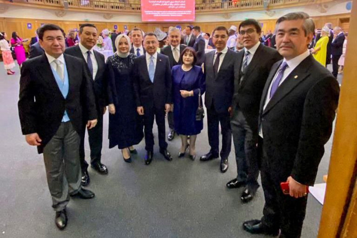 Azerbaijani Parliament Speaker Sahiba Gafarova attends coronation of Charles III