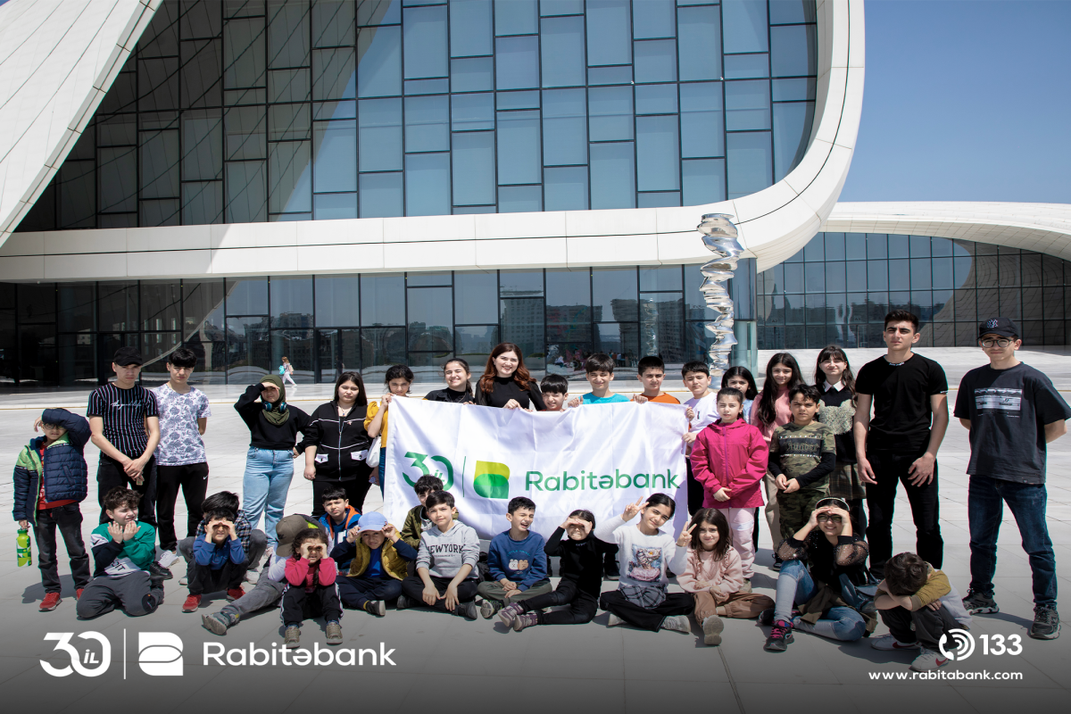 Rabitəbank Şəhid övladları üçün Heydər Əliyev Mərkəzinə ziyarət təşkil edib