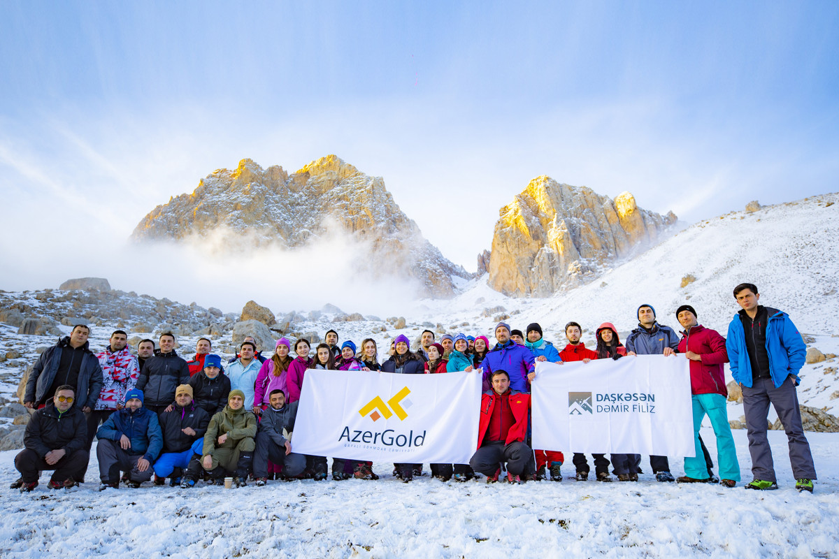 “AzerGold” Heydər Əliyevin yubileyi münasibətilə alpiniada təşkil edib - FOTO 