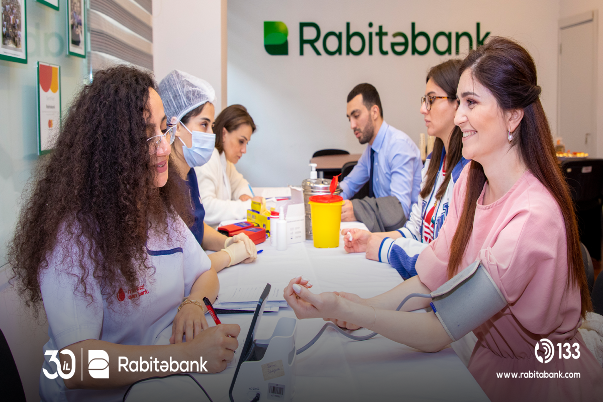"Rabitəbank” ASC-də qanvermə aksiyası keçirilib