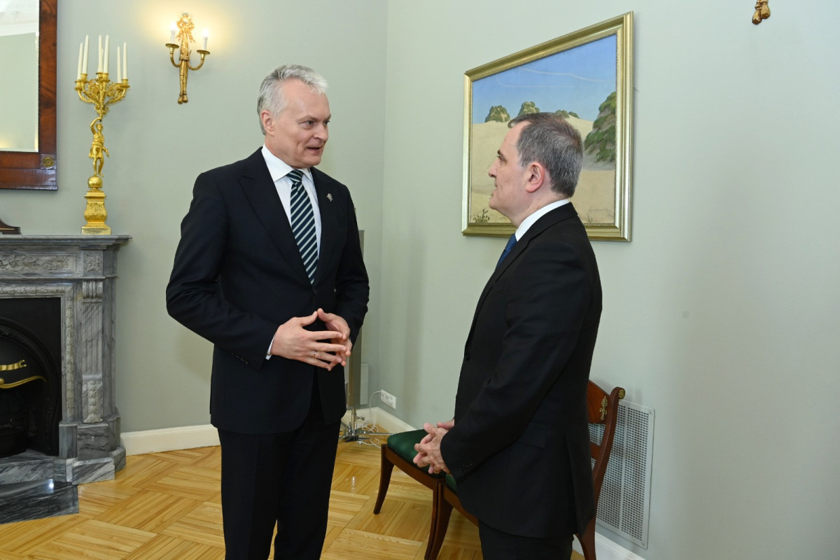 Президент Литвы принял главу МИД Азербайджана