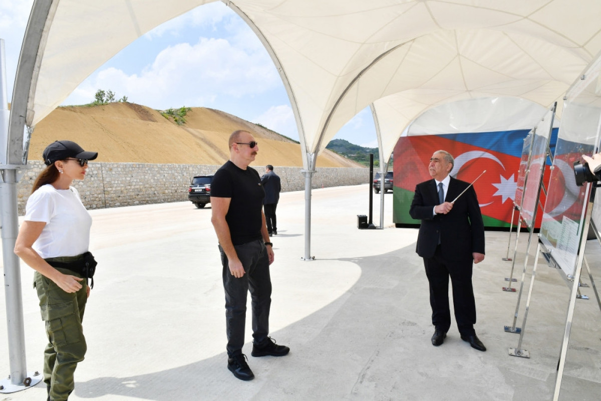 Prezident Əhmədbəyli-Füzuli-Şuşa yolunun 66-81-ci km-də görülən işlərlə tanış olub - YENİLƏNİB 