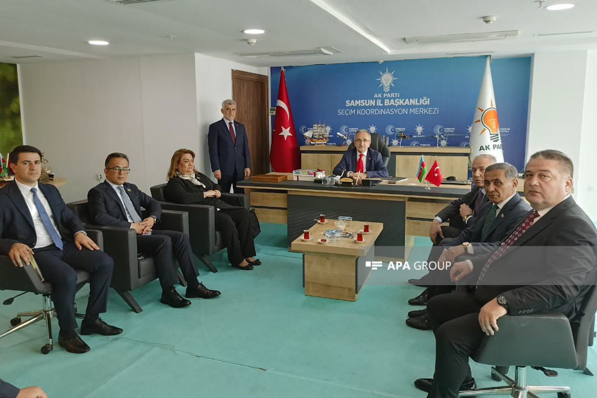 AK Parti və YAP nümayəndələri Samsunda görüşüb  - FOTO 