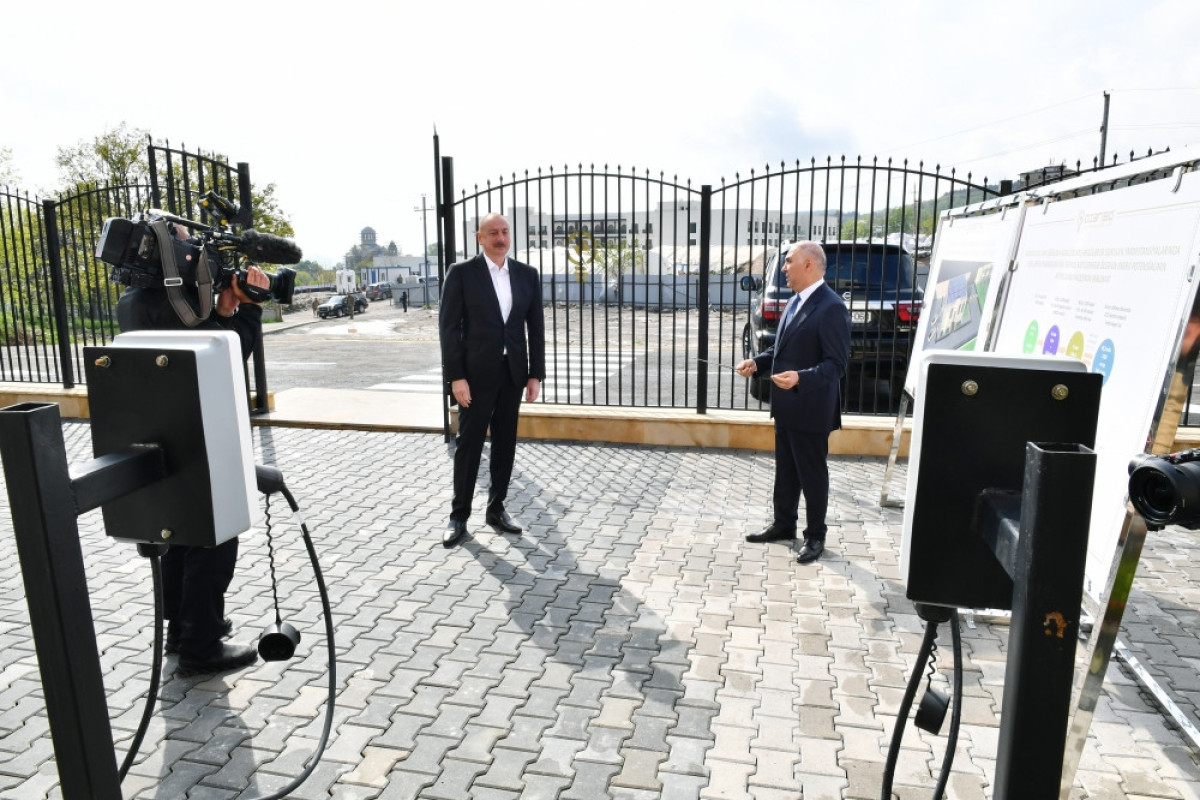 Azerbaijani President inaugurates Innovative Technologies Center of Shusha Electric Networks-UPDATED 