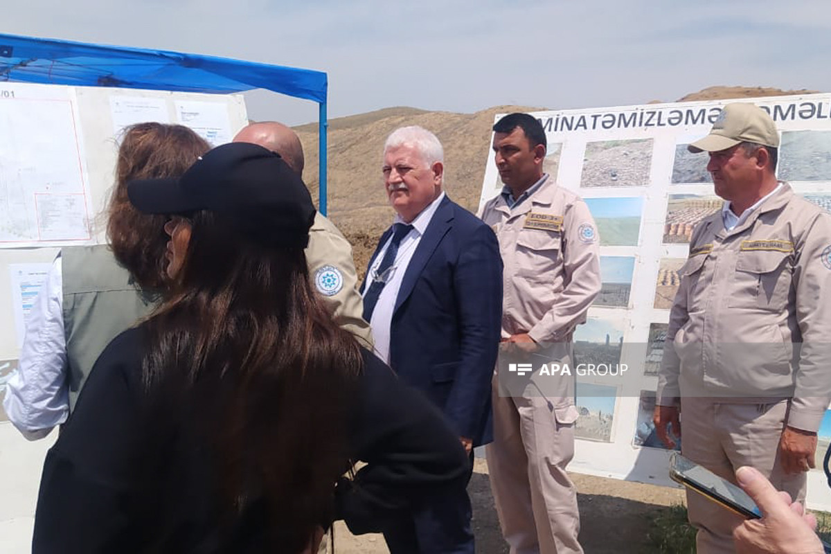 “Sülhün Kökləri” təşkilatının təsisçisi Füzulidə mina partlayışını izləyib