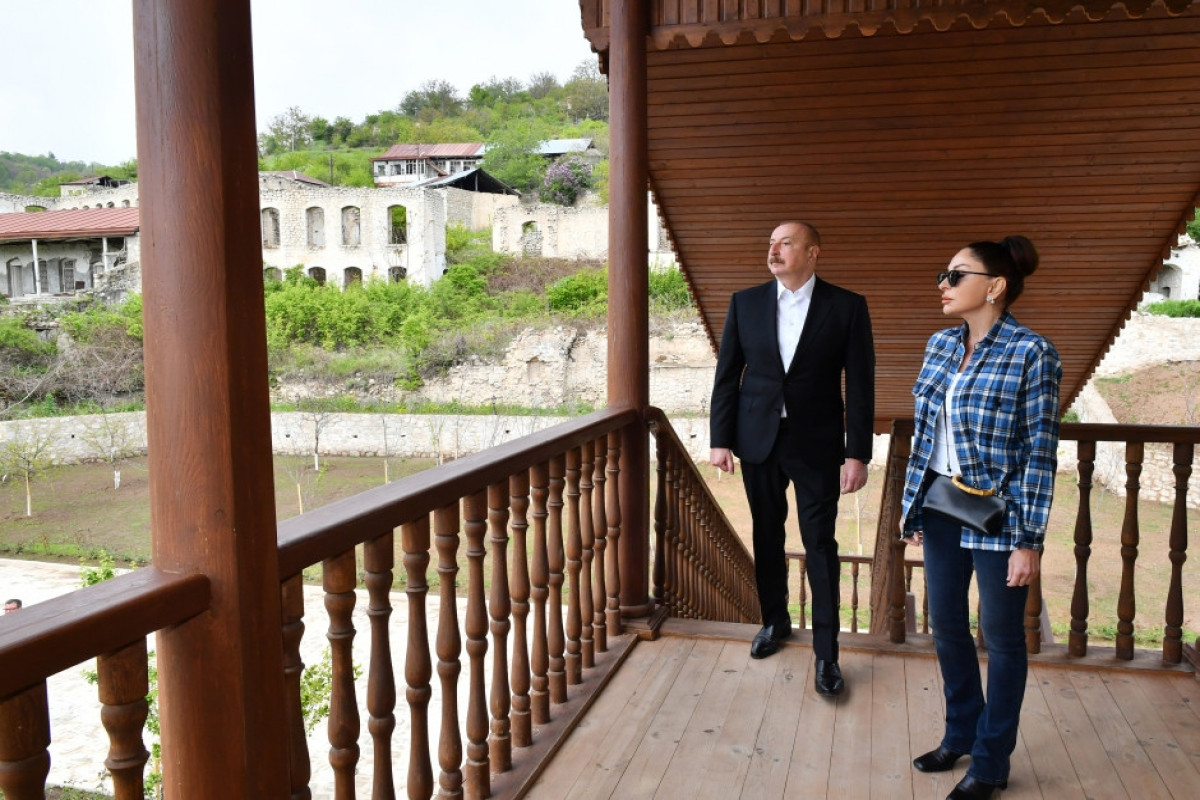 President Ilham Aliyev and First Lady Mehriban Aliyeva participated in opening of Mehmandarovs’ Estate Complex in Shusha-UPDATED 