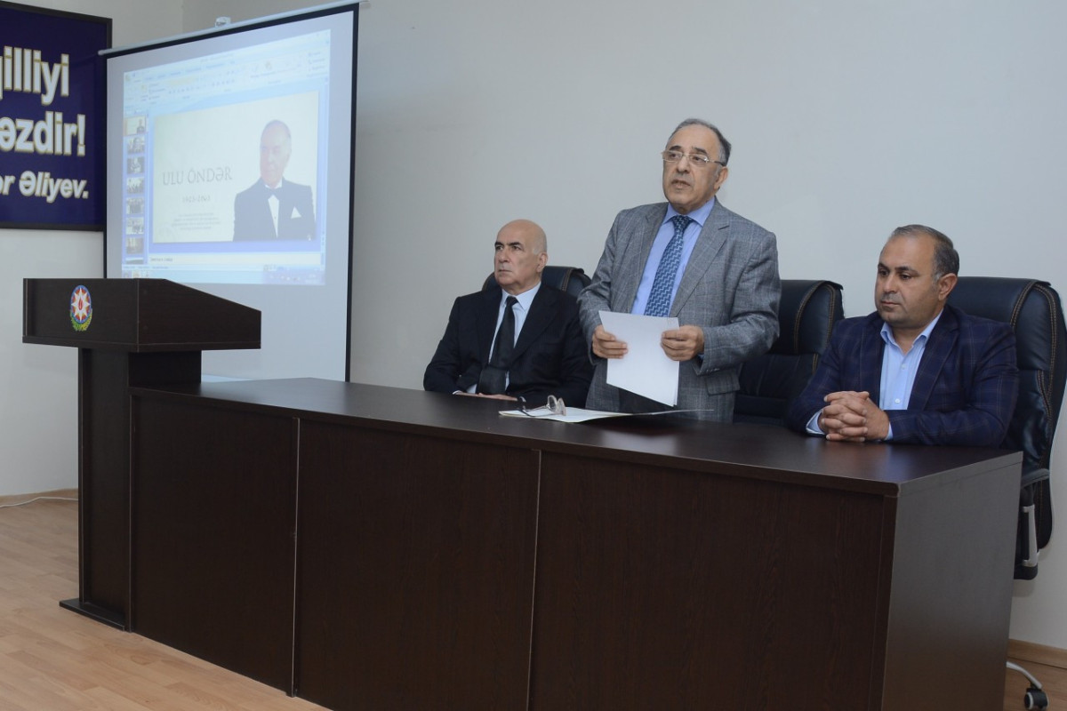 FHN-in “İzotop” xüsusi kombinatında “Heydər Əliyev ili”nə həsr olunmuş tədbir keçirilib