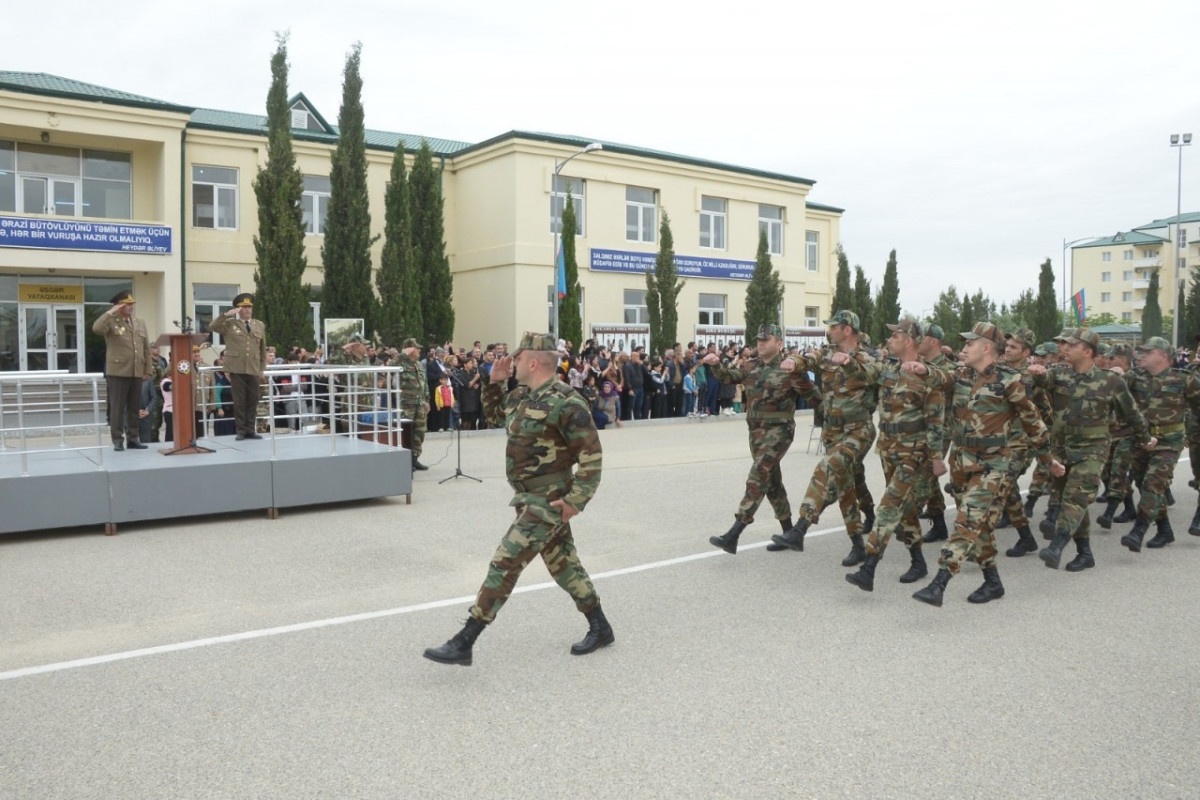 Mülki müdafiə qoşunlarında andiçmə mərasimi keçirilib - FOTO 