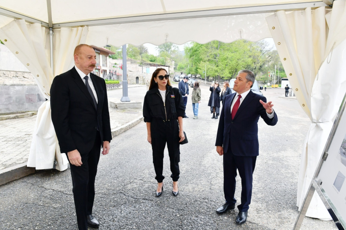 Şuşa şəhərində dövlət xidmətləri mərkəzinin yenidənqurma və təmir işlərinə başlanılıb - YENİLƏNİB 