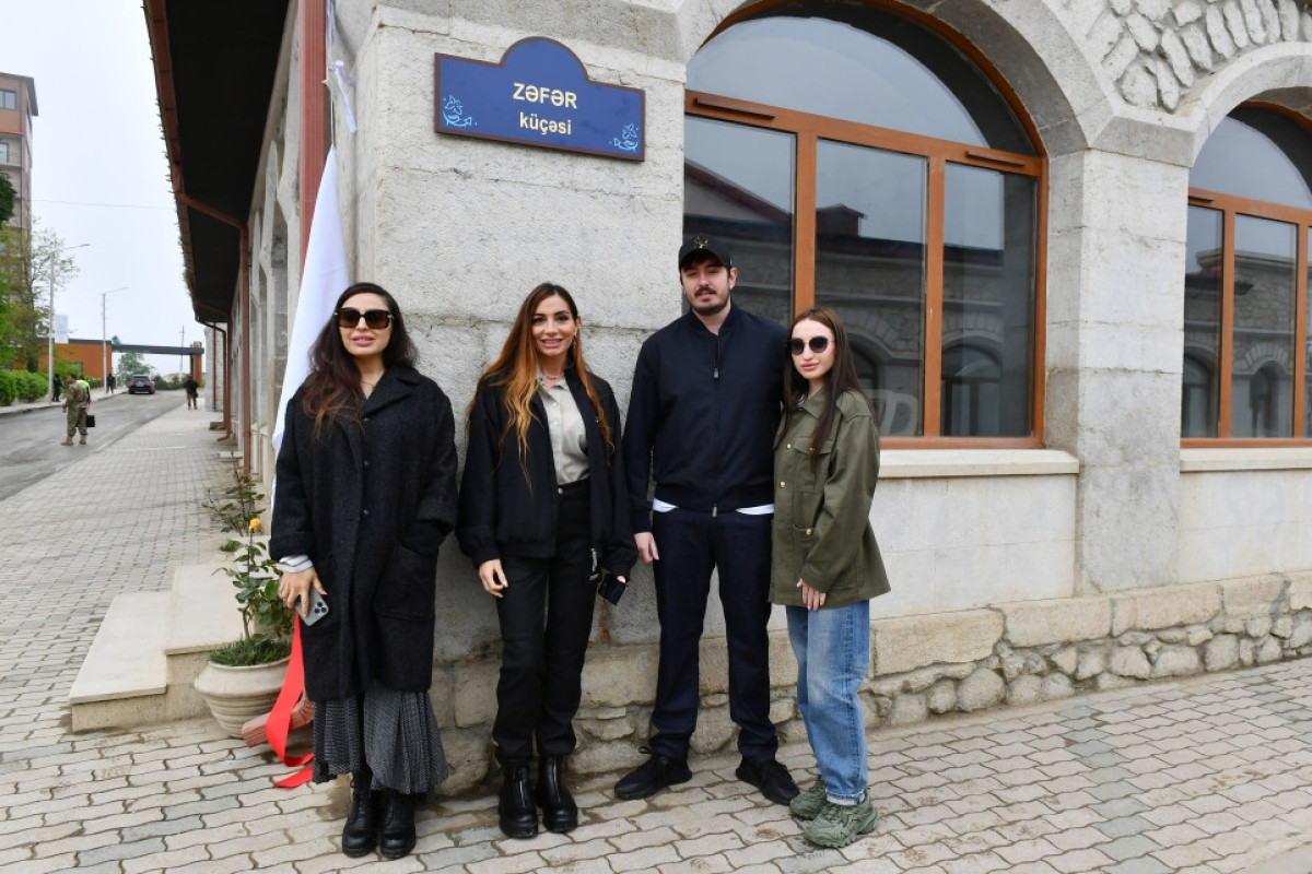 Signs of Khurshidbanu Natavan and Zafar streets, as well as that at intersection of Garabagh and Khan Shushinski streets were unveiled in Shusha-UPDATED 
