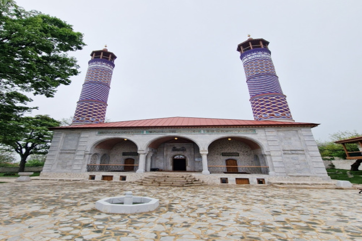 Yukhari Govhar Agha Mosque opened after reconstruction and restoration in Shusha-UPDATED 