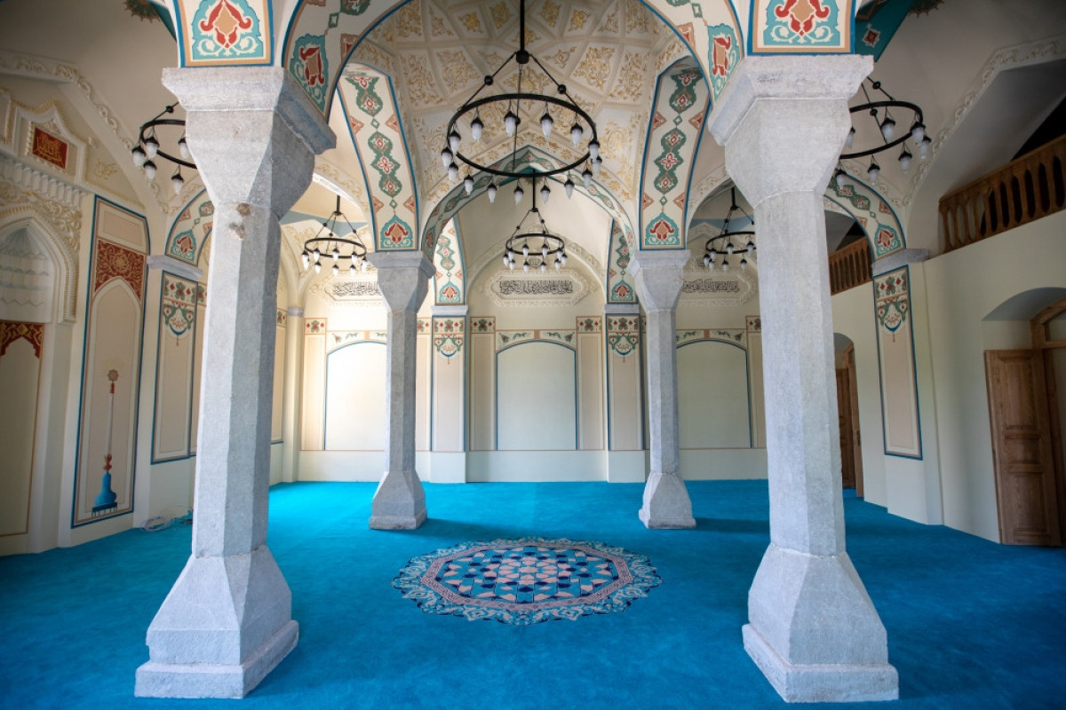 Состоялось открытие мечети Саатлы в Шуше после реставрационных работ, проведенных Фондом Гейдара Алиева-ОБНОВЛЕНО 1 