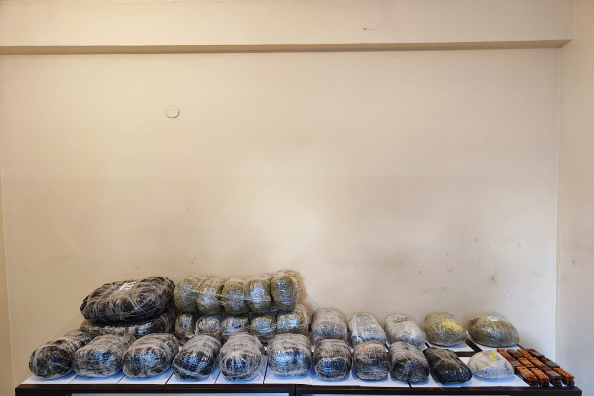 Предотвращена контрабанда 39 кг наркотиков из Ирана в Азербайджан - ФОТО 