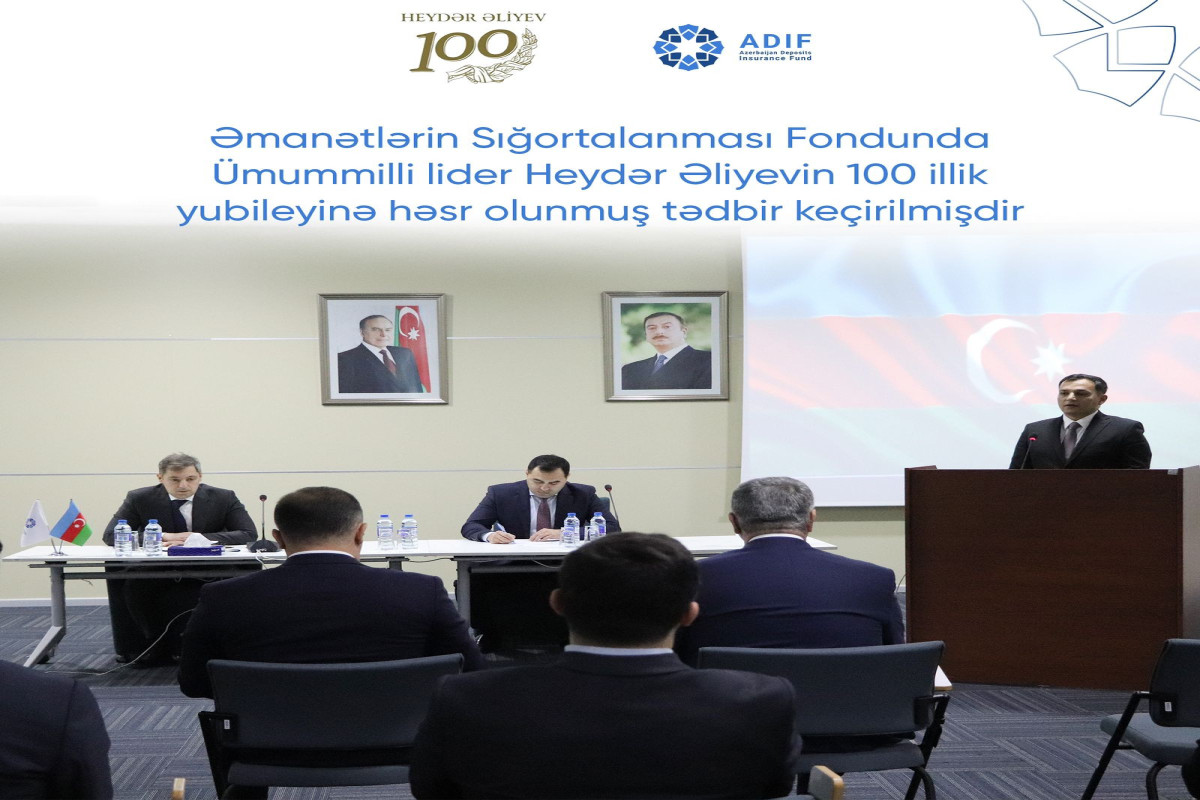 Əmanətlərin Sığortalanması Fondunda Heydər Əliyevin 100 illiyinə həsr olunmuş tədbir keçirilib - FOTO 