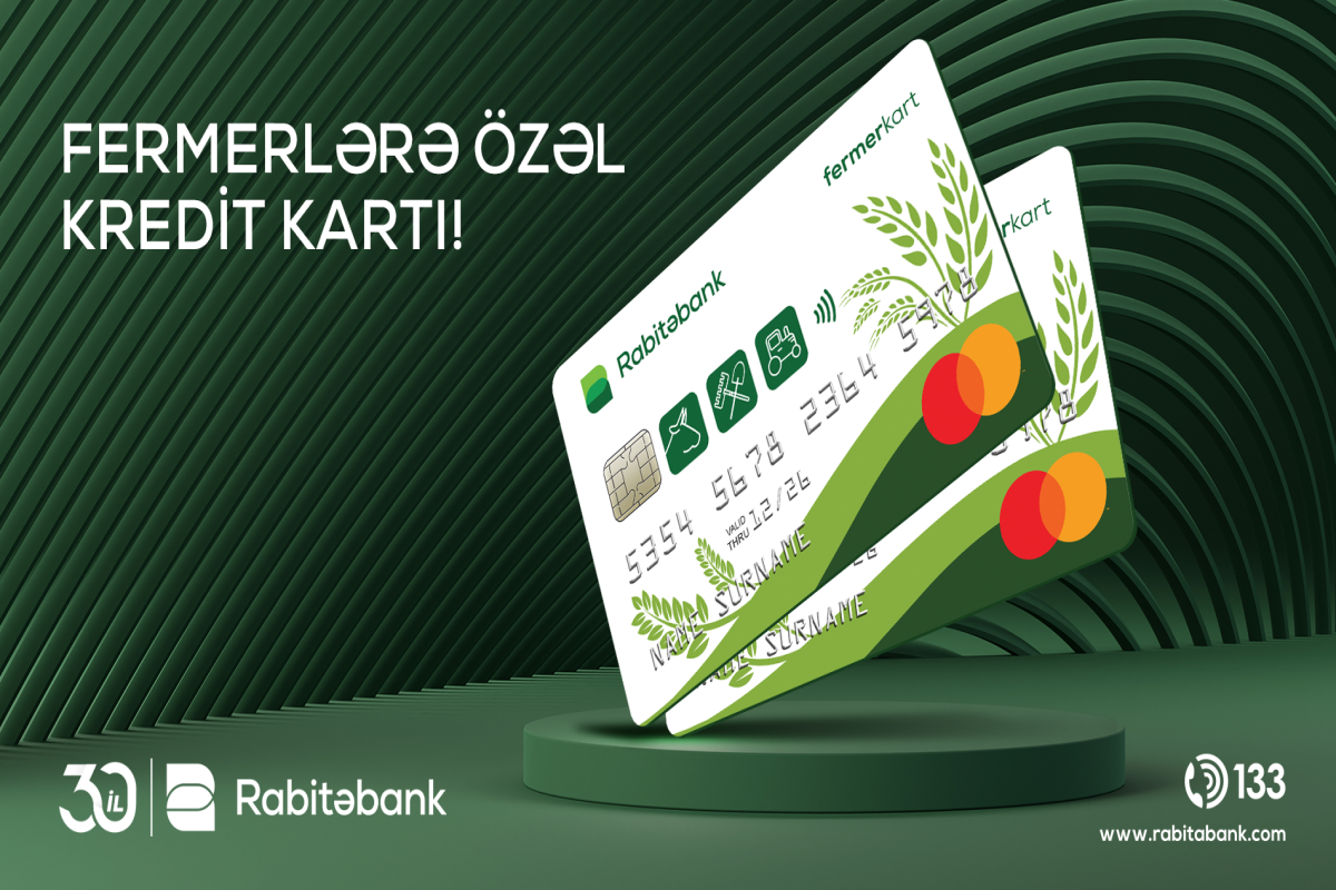 Rabitəbank fermerlərə özəl kredit kartı təqdim edib