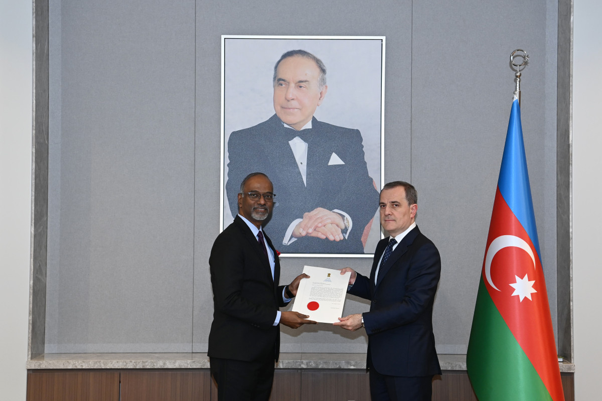 Ceyhun Bayramov Hindistanın yeni səfirini qəbul edib