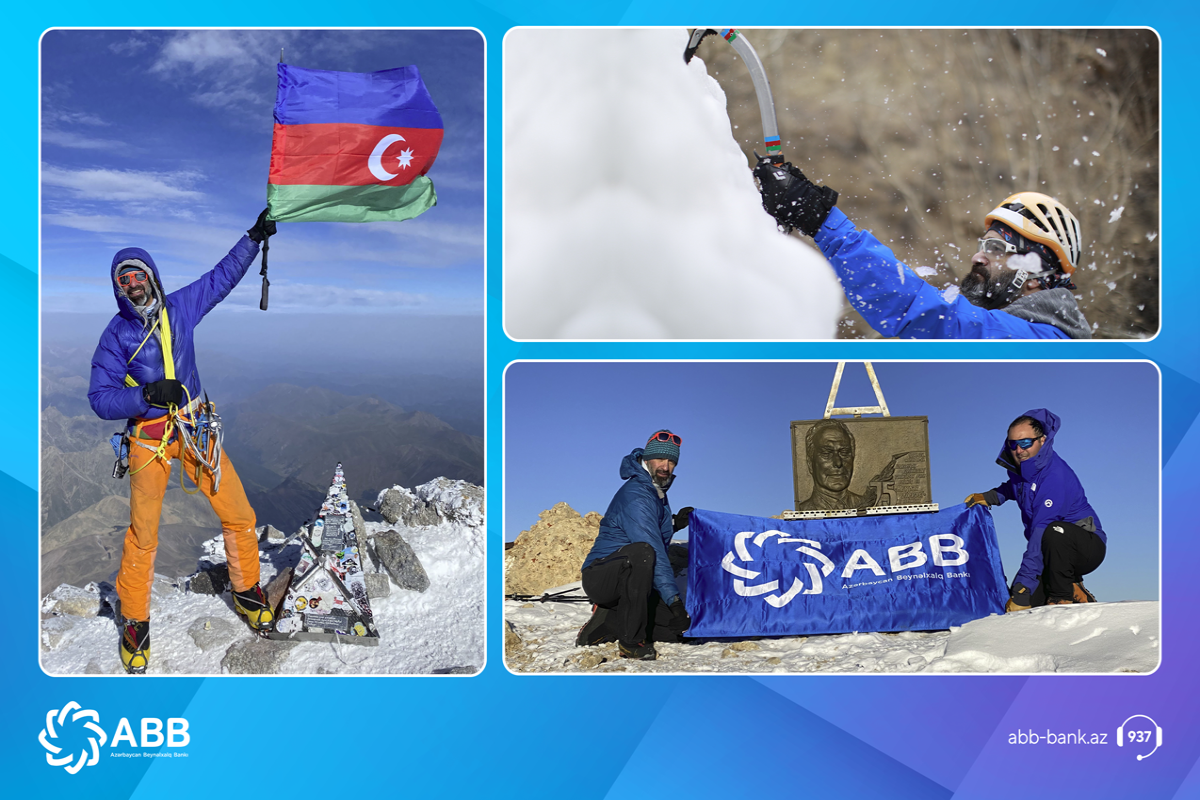 Первый азербайджанский альпинист, покоривший Эверест, начал свое историческое путешествие при поддержке Банка ABB!